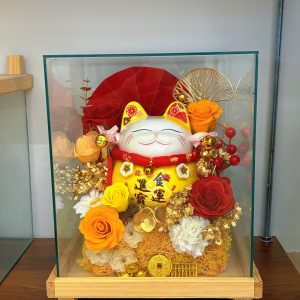 Gold Opening Cat Box